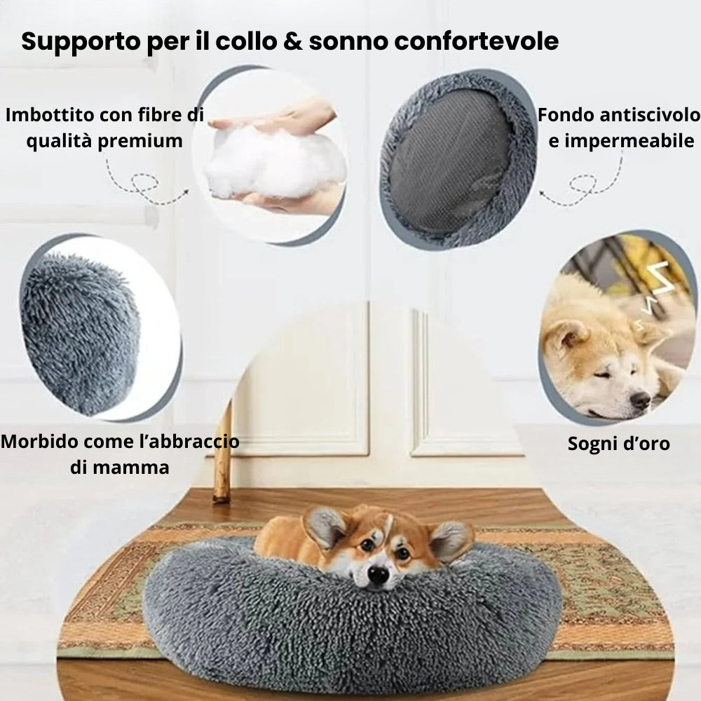 SoftCloud Pet Bed™ - Letto Rotondo Super Morbido